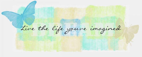 Live The Life Black Ornate Wood Framed Art Print with Double Matting by Greene, Taylor