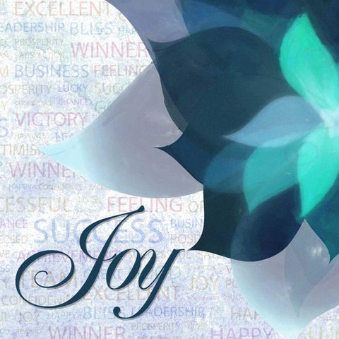 Watercolor Joy Black Modern Wood Framed Art Print by Greene, Taylor