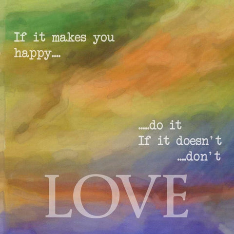 Love White Modern Wood Framed Art Print with Double Matting by Greene, Taylor