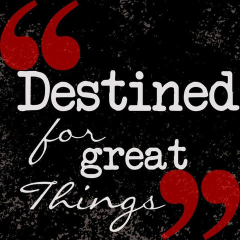 Destined White Modern Wood Framed Art Print with Double Matting by Greene, Taylor