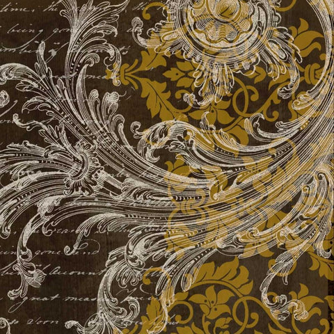 OSCAR GOLD A9 Gold Ornate Wood Framed Art Print with Double Matting by Greene, Taylor