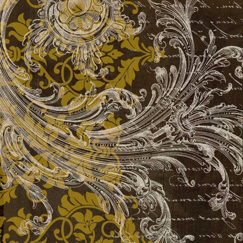 OSCAR GOLD B4 Gold Ornate Wood Framed Art Print with Double Matting by Greene, Taylor