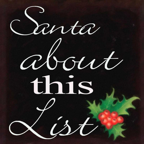 About This List Black Ornate Wood Framed Art Print with Double Matting by Greene, Taylor