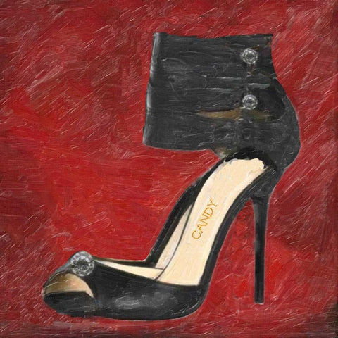 Fashion Patch S1 Black Modern Wood Framed Art Print by Greene, Taylor