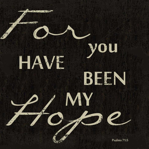 MY HOPE White Modern Wood Framed Art Print with Double Matting by Greene, Taylor