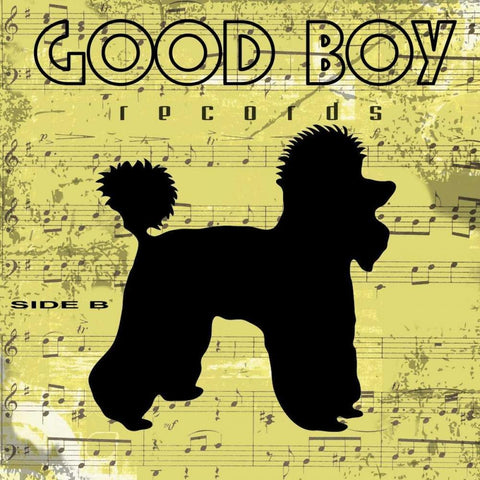 Good Boy C1 White Modern Wood Framed Art Print with Double Matting by Greene, Taylor