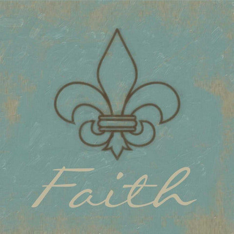 Faith White Modern Wood Framed Art Print with Double Matting by Greene, Taylor