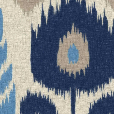 IKAT II White Modern Wood Framed Art Print with Double Matting by Greene, Taylor