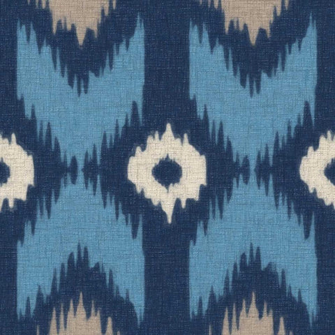 IKAT III White Modern Wood Framed Art Print with Double Matting by Greene, Taylor