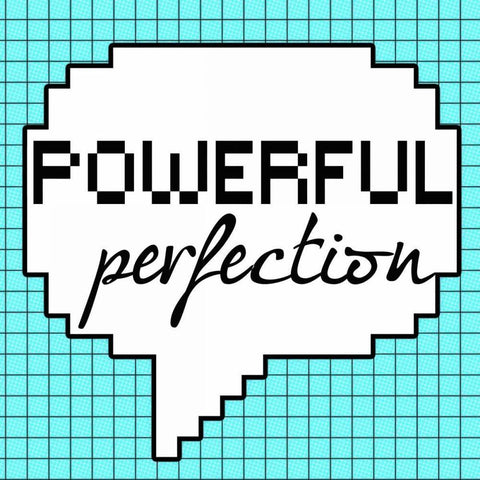 Powerful Perfection White Modern Wood Framed Art Print with Double Matting by Greene, Taylor
