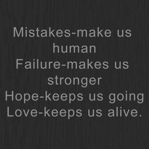 Mistakes White Modern Wood Framed Art Print with Double Matting by Greene, Taylor