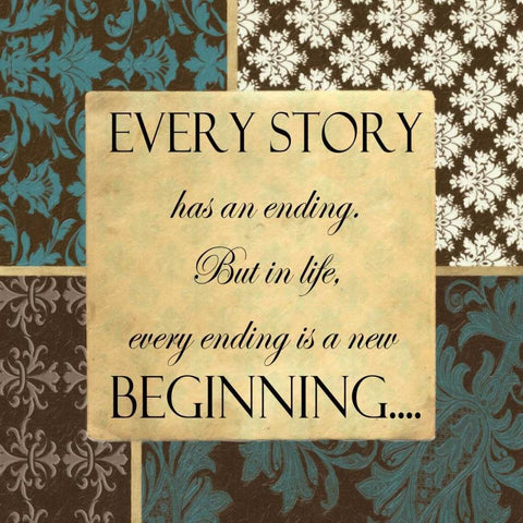 Every Story A White Modern Wood Framed Art Print with Double Matting by Greene, Taylor