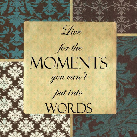 MOMENTS White Modern Wood Framed Art Print with Double Matting by Greene, Taylor