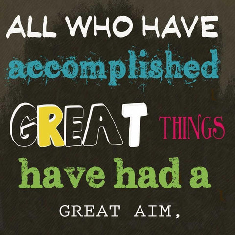 ALL WHO HAVE A Black Modern Wood Framed Art Print with Double Matting by Greene, Taylor