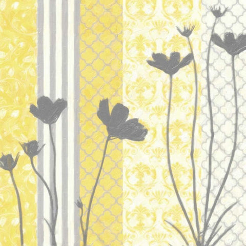 Sunshine Silhouette II Gold Ornate Wood Framed Art Print with Double Matting by Greene, Taylor
