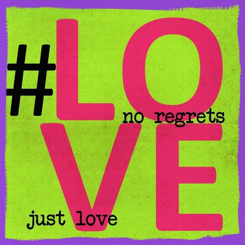 LOVE Black Modern Wood Framed Art Print by Greene, Taylor