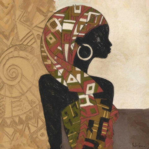 REGALITY I Black Modern Wood Framed Art Print by Greene, Taylor