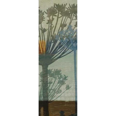 SUMMER BREEZE D Gold Ornate Wood Framed Art Print with Double Matting by Greene, Taylor