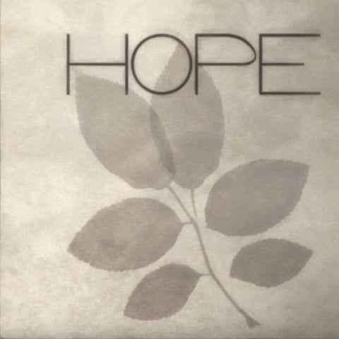 Hope Silhouette Black Modern Wood Framed Art Print by Greene, Taylor
