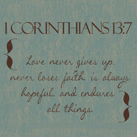 Blue Brown Love Black Modern Wood Framed Art Print by Greene, Taylor