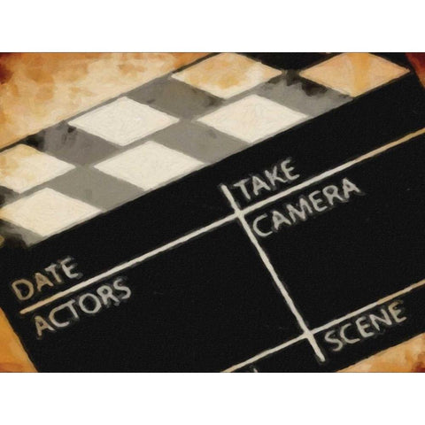 Scene Black Modern Wood Framed Art Print by Greene, Taylor