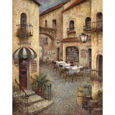 Buon Appetito I Black Modern Wood Framed Art Print by Manning, Ruane