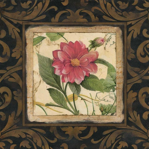 Tropical Botanique I White Modern Wood Framed Art Print by Robinson, Carol