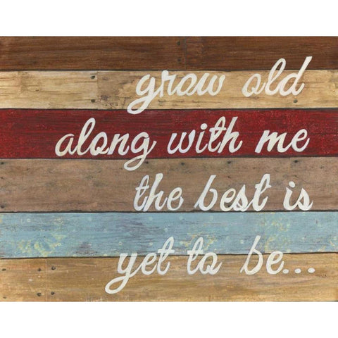 The Best Is Yet To Be Gold Ornate Wood Framed Art Print with Double Matting by Tava Studios
