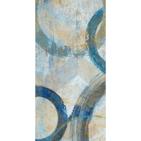 Round The Bend I White Modern Wood Framed Art Print by Tava Studios
