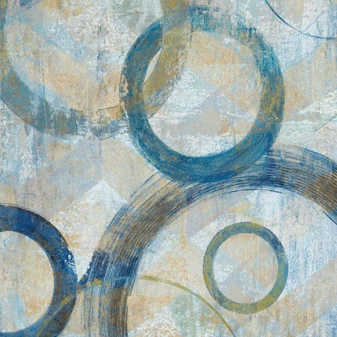 Bend I White Modern Wood Framed Art Print with Double Matting by Tava Studios