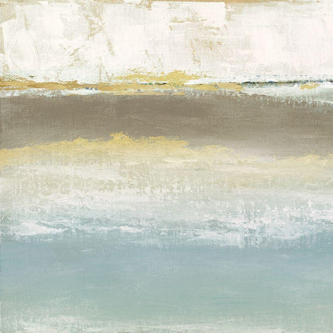 Soft Solace Detail I White Modern Wood Framed Art Print with Double Matting by Tava Studios