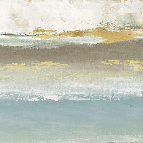 Soft Solace Detail White Modern Wood Framed Art Print with Double Matting by Tava Studios