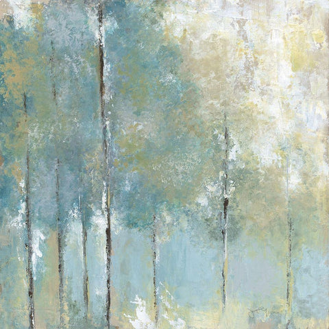 Whispering Light Gold Ornate Wood Framed Art Print with Double Matting by Tava Studios