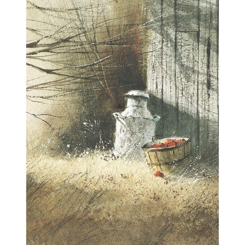 The Old White Modern Wood Framed Art Print by Bjorkland, George
