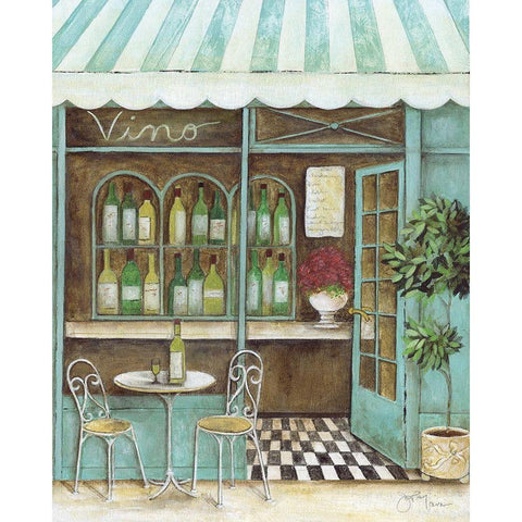 Vino Black Modern Wood Framed Art Print by Tava Studios