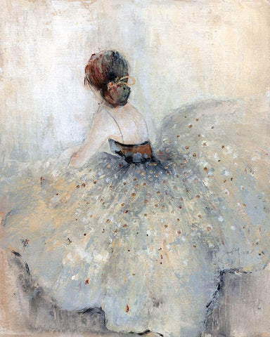 At A Glance White Modern Wood Framed Art Print with Double Matting by Tava Studios