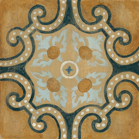 Villa Umbra II White Modern Wood Framed Art Print with Double Matting by Tava Studios