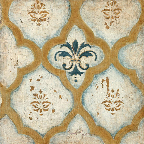 Villa Umbra IV Gold Ornate Wood Framed Art Print with Double Matting by Tava Studios