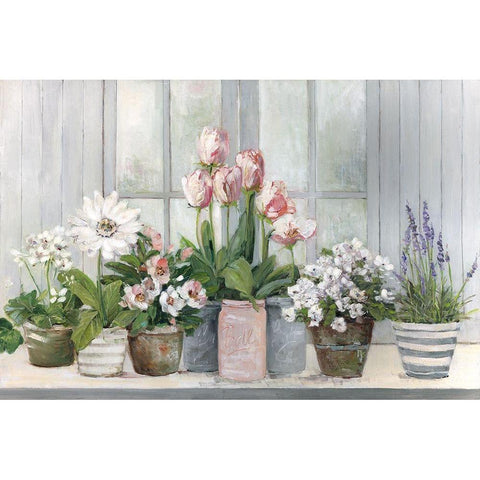 Cottage Grown White Modern Wood Framed Art Print by Swatland, Sally