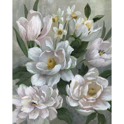 Sweet Surprise White Modern Wood Framed Art Print by Nan