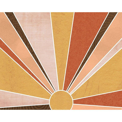 Sedona Sunrise Gold Ornate Wood Framed Art Print with Double Matting by Santiago, Daniela