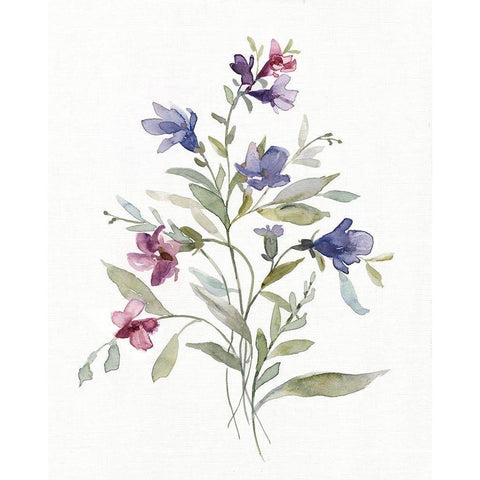 Color Variety III Gold Ornate Wood Framed Art Print with Double Matting by Robinson, Carol