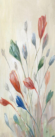 Afternoon Aire II White Modern Wood Framed Art Print with Double Matting by Nan