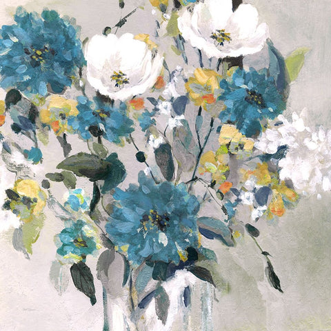 Autumn Jewels Black Modern Wood Framed Art Print by Robinson, Carol