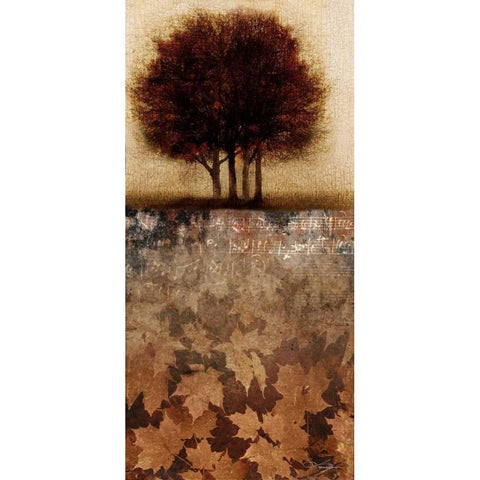 Minuet II Black Modern Wood Framed Art Print by Mallett, Keith