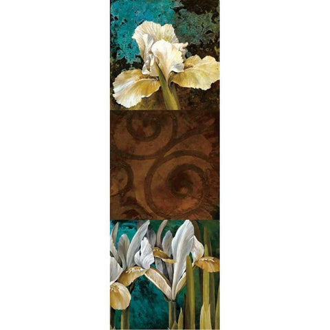 From My Garden I White Modern Wood Framed Art Print by Thompson, Linda