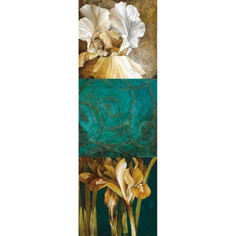 From My Garden II White Modern Wood Framed Art Print by Thompson, Linda