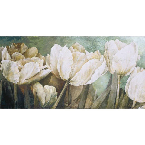 Taste of Summer White Modern Wood Framed Art Print by Thompson, Linda