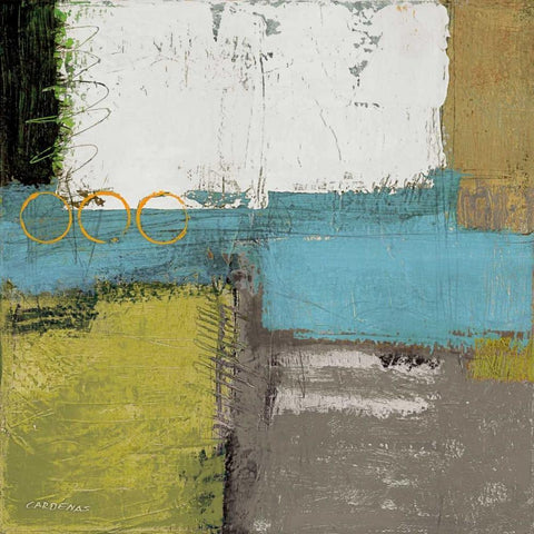 Houseblend II Black Modern Wood Framed Art Print by Cardenas, Jason