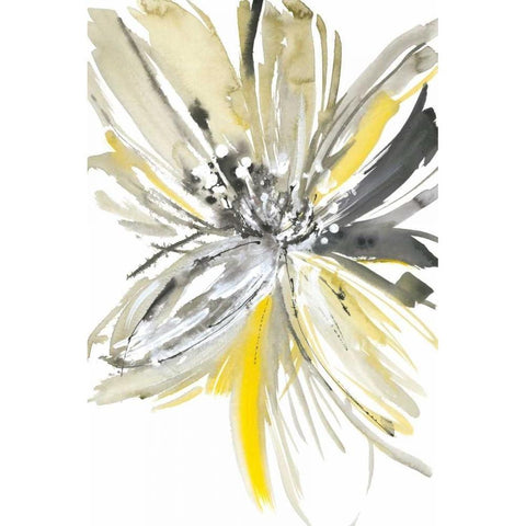 A Sunny Bloom Gold Ornate Wood Framed Art Print with Double Matting by Meyers, Rebecca